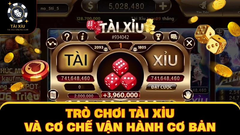 Trò chơi tài xỉu và cơ chế vận hành cơ bản